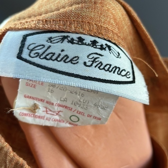 Vintage Plus Size Claire France Skirt Size 16 - Picture 7 of 10